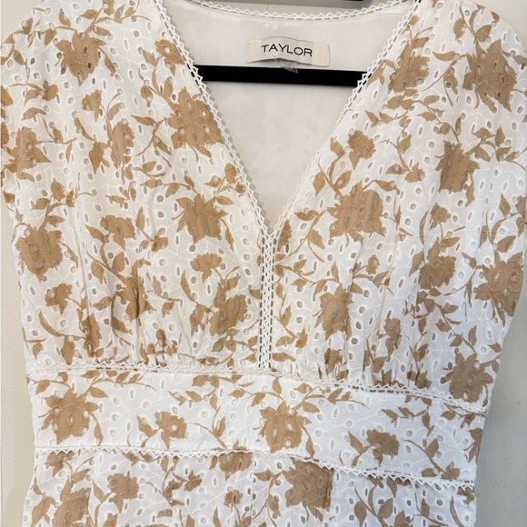 Taylor Eyelet V-Neck Dress Cotton - Picture 10 of 10